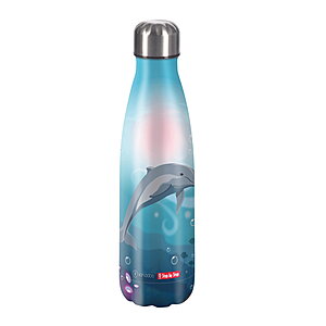 Step by Step Isolierte Edelstahl Trinkflasche Dolphin Pippa