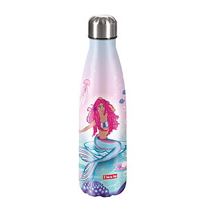 Step by Step Isolierte Edelstahl Trinkflasche Mermaid